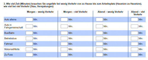 Frage 2, die