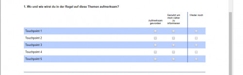 Antworten aus Mehrfachauswahl-Matrix in andere ...